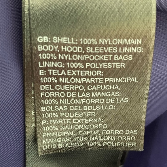 The North Face Women’s Small Jacket Shell Teal with Purple sides - Picture 10 of 10